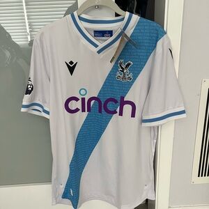 Crystal Palace White and Blue Sports Jersey